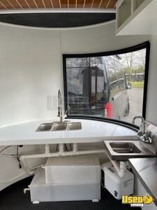 2023 13' Round Diner Style Food Concession Trailer Concession Trailer Interior Lighting Arkansas for Sale