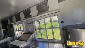 2023 2023 8x16 Kitchen Food Trailer Diamond Plated Aluminum Flooring Kansas for Sale