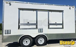 Well Equipped - 2023 8' x 16' Kitchen Food Concession Trailer with Fire Suppression for Sale in Kansas!