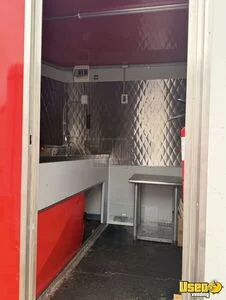 2023 2023 Kitchen Food Trailer Diamond Plated Aluminum Flooring Kansas for Sale