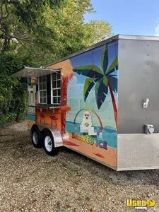 2023 2023 Turnkey Shave Ice Concession Trailer Snowball Trailer Concession Window Florida for Sale