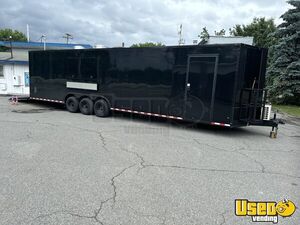 2023 2024 Black Kitchen Food Trailer New York for Sale