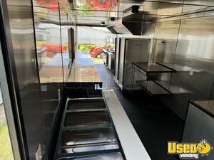 2023 2024 Black Kitchen Food Trailer Stainless Steel Wall Covers New York for Sale