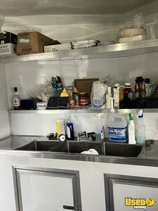 2023 22 Foot Kitchen Food Trailer Diamond Plated Aluminum Flooring New York for Sale
