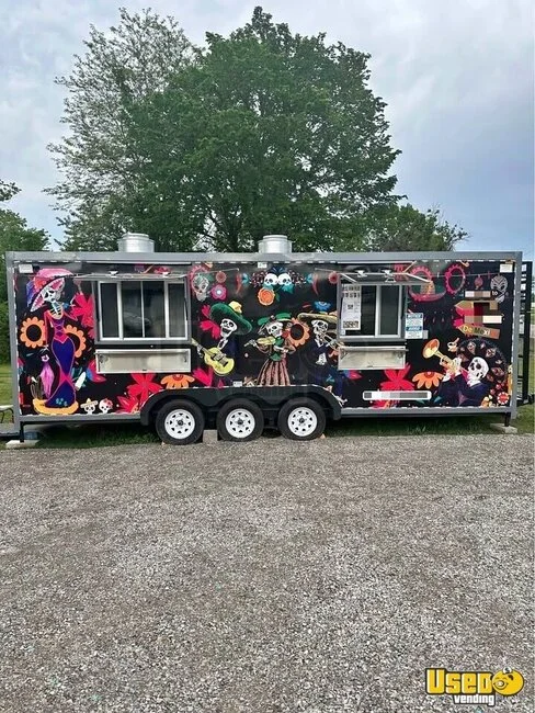 2023 23 Ft 3 Axle Kitchen Food Trailer Arkansas for Sale