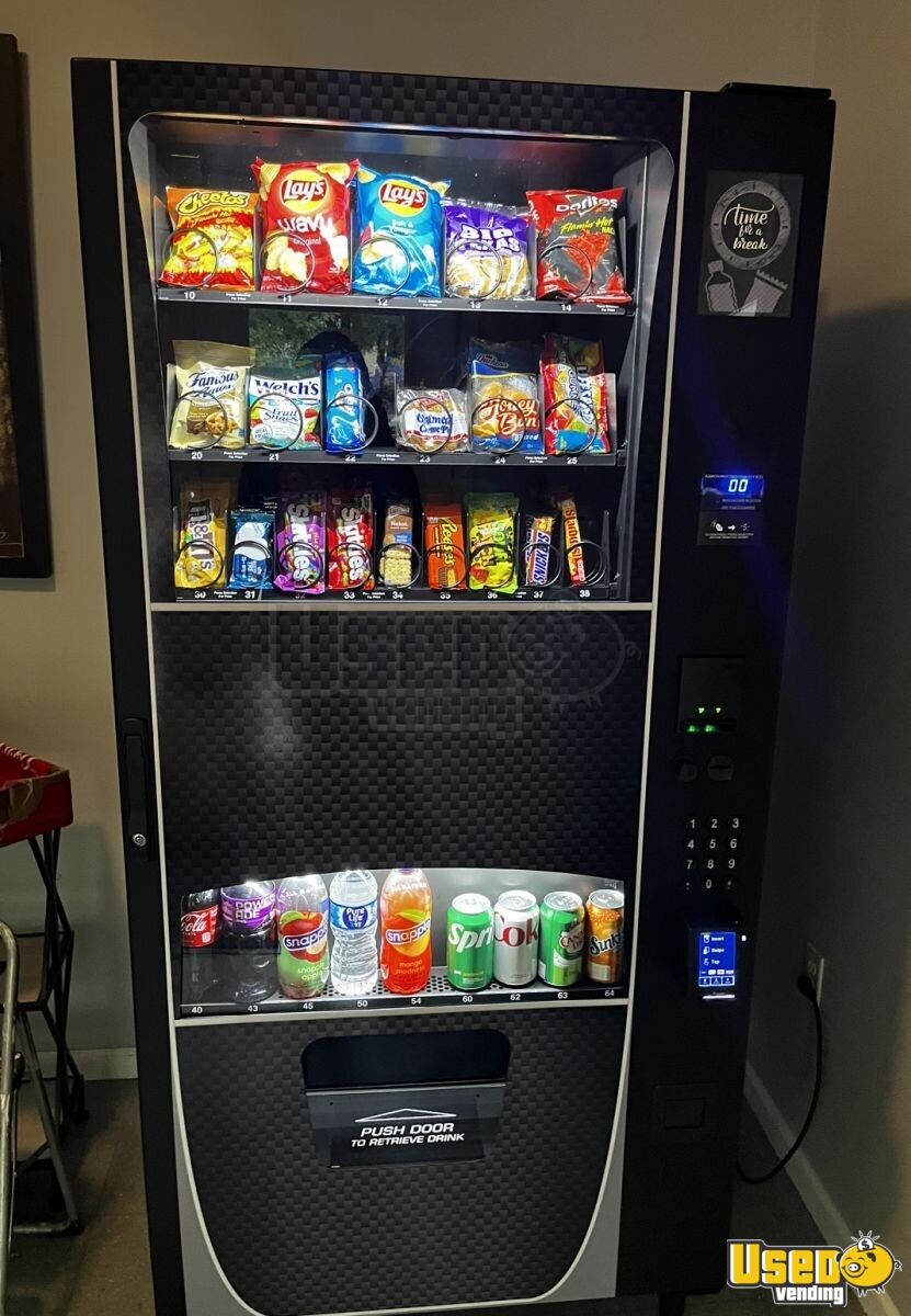 (2) 2023 Wittern 3589 Futura Snack and Drink Combo Vending Machines For