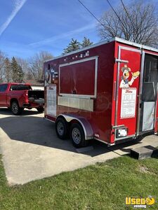 2023 6' x 12' Shaved Ice Trailer Snowball Concession Unit for Sale in Michigan!
