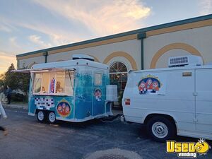 2023 7x10 Snowball Trailer Deep Freezer Ohio for Sale