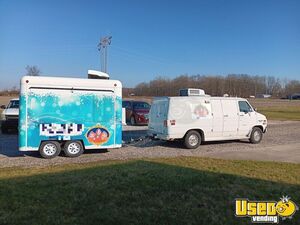 2023 7x10 Snowball Trailer Floor Drains Ohio for Sale