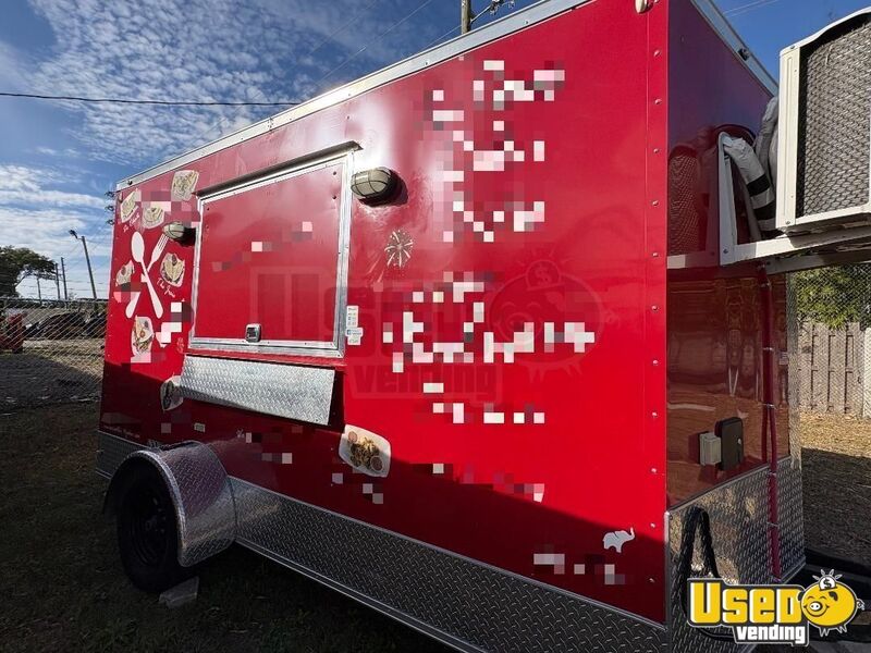 2023 7x12sa Concession Trailer Air Conditioning Florida for Sale