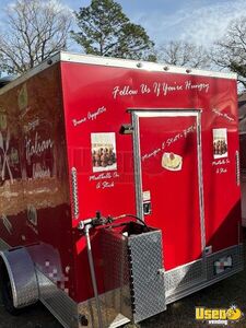 2023 7x12sa Concession Trailer Diamond Plated Aluminum Flooring Florida for Sale