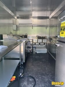 2023 7x12sa Concession Trailer Stainless Steel Wall Covers Florida for Sale