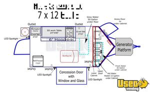 2023 7x12ta Food Concession Trailer Concession Trailer 30 Florida for Sale