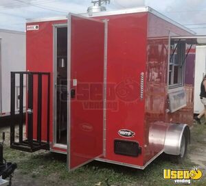 2023 7x12ta Kitchen Food Trailer Exterior Customer Counter Florida for Sale