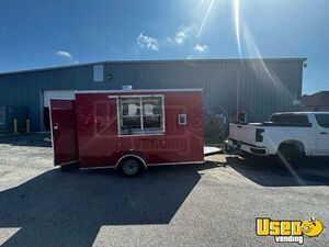 2023 7x12ta Kitchen Food Trailer Stainless Steel Wall Covers Florida for Sale