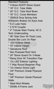 2023 7x20 Ta With Open Bbq Porch Kitchen Food Trailer Convection Oven Illinois for Sale