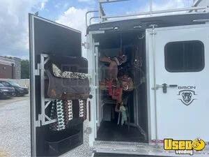 2023 8316s Silverado Living Quarters Horse Trailer Microwave Indiana for Sale