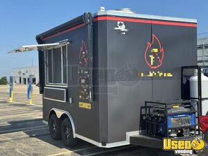 2023 8.5 X 12 Enclosed Ta Kitchen Food Trailer Air Conditioning Illinois for Sale