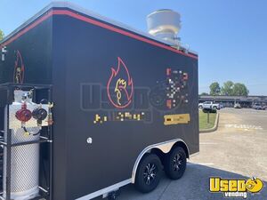 2023 8.5 X 12 Enclosed Ta Kitchen Food Trailer Stainless Steel Wall Covers Illinois for Sale