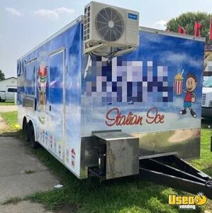 2023 8.5 X 20 Ta Concession Trailer Diamond Plated Aluminum Flooring Georgia for Sale