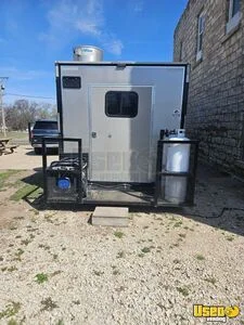 2023 8.5' X 24' Gooseneck Kitchen Food Trailer Air Conditioning Kansas for Sale