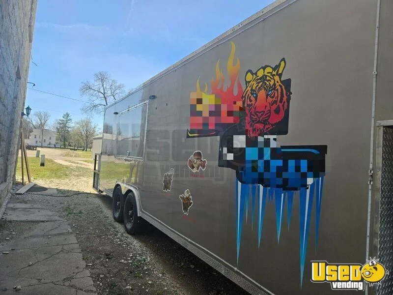 2023 8.5' X 24' Gooseneck Kitchen Food Trailer Kansas for Sale