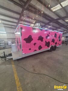 2023 8.5 X 24 Kitchen Food Trailer Exterior Customer Counter Texas for Sale