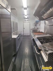 2023 8.5 X 24 Kitchen Food Trailer Prep Station Cooler Texas for Sale