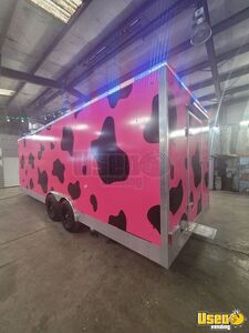 2023 8.5 X 24 Kitchen Food Trailer Stainless Steel Wall Covers Texas for Sale