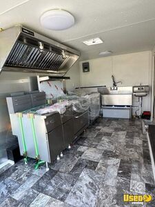 2023 8.5x14 Kitchen Food Trailer Stainless Steel Wall Covers Ohio for Sale