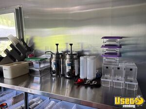 2023 8.5x16 Concession Trailer Ice Cream Trailer Stainless Steel Wall Covers New York for Sale