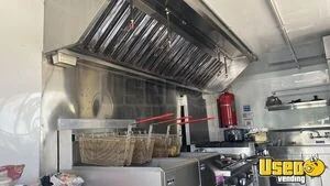 2023 8.5x16 Kitchen Food Trailer Diamond Plated Aluminum Flooring Texas for Sale