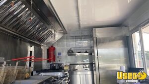 2023 8.5x16 Kitchen Food Trailer Stainless Steel Wall Covers Texas for Sale
