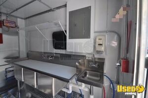 2023 8.5x16ta-5200 Food Concession Trailer Kitchen Food Trailer Stainless Steel Wall Covers Florida for Sale