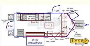 2023 8.5x18ta Kitchen Food Trailer 27 Florida for Sale