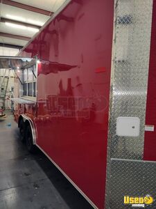 2023 8.5x18ta Kitchen Food Trailer Stainless Steel Wall Covers Florida for Sale