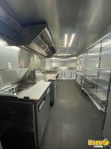 2023 8.5x20 Food Concession Trailer Kitchen Food Trailer Exterior Customer Counter Florida for Sale