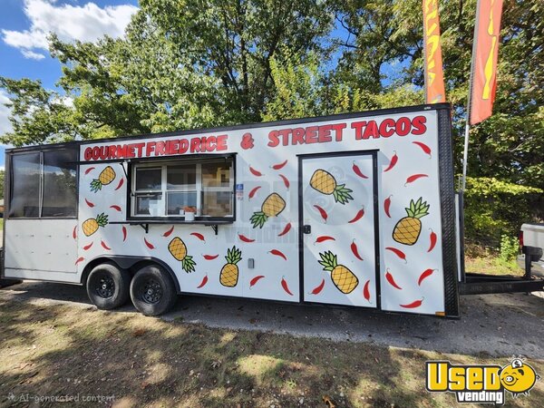 2023 8.5x24ta5 Concession Kitchen Food Trailer Missouri for Sale