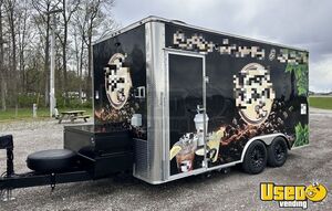 2023 8'x16' Dual Axle Beverage - Coffee Trailer Air Conditioning Ohio for Sale