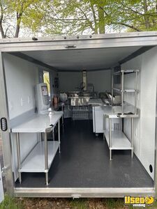 2023 Aluminum Barn Doors Concession Trailer Insulated Walls Massachusetts for Sale