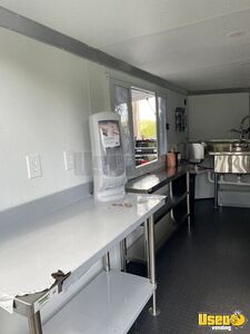 2023 Aluminum Barn Doors Concession Trailer Upright Freezer Massachusetts for Sale