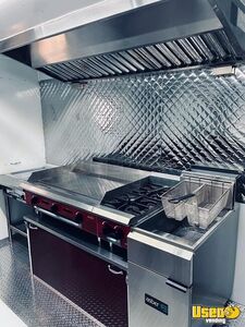 2023 Barbecue Concession Trailer Barbecue Food Trailer Prep Station Cooler Texas for Sale