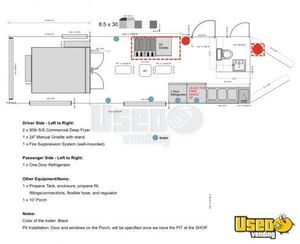 2023 Barbecue Trailer Barbecue Food Trailer 74 Texas for Sale