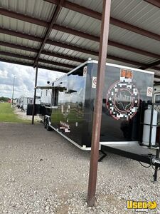 2023 Barbecue Trailer Barbecue Food Trailer Exterior Customer Counter Texas for Sale