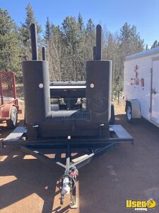 2023 Bbq Smoker Trailer Open Bbq Smoker Trailer Work Table Colorado for Sale