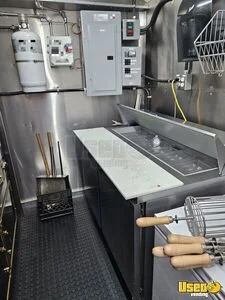2023 Bbq Trailer Barbecue Food Trailer Convection Oven Alberta for Sale