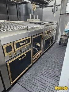 2023 Bbq Trailer Barbecue Food Trailer Stainless Steel Wall Covers Alberta for Sale