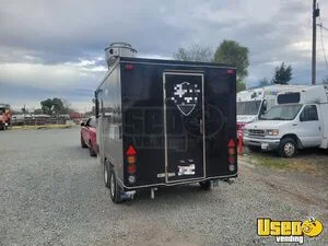 2023 Box Trailer Kitchen Food Trailer Diamond Plated Aluminum Flooring California for Sale