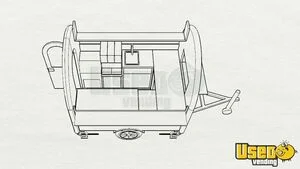 2023 Concession Trailer Beverage - Coffee Trailer Exterior Customer Counter California for Sale