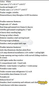 2023 Concession Trailer Concession Trailer Diamond Plated Aluminum Flooring Tennessee for Sale